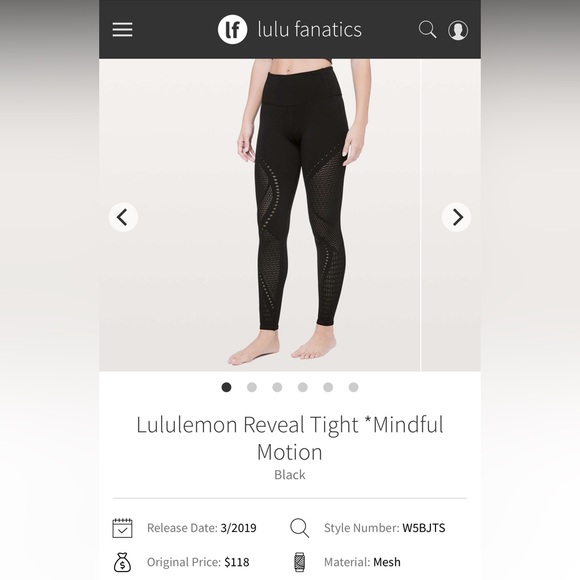 lululemon athletica Pants - Lululemon Reveal Tight